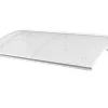 Arctom Auvent Et Marquise<Auvent LARAU197x93, couleur blanc RAL9016, plaque incolore