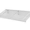 Arctom Auvent Otos 197x84, couleur blanc RAL9016, plaque incolore PMMA- Auvent Et Marquise