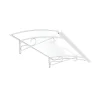 Arctom Auvent Et Marquise<Auvent Regi 140x82 couleur blanc RAL9016, plaque incolore