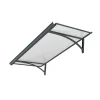 Arctom Auvent Et Marquise<Auvent Ruba 120x54, couleur anthracite RAL7016, plaque incolore