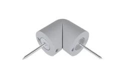 Alumin'home Articulation pour main courante aluminium gris clair- Accessoire D'Escalier