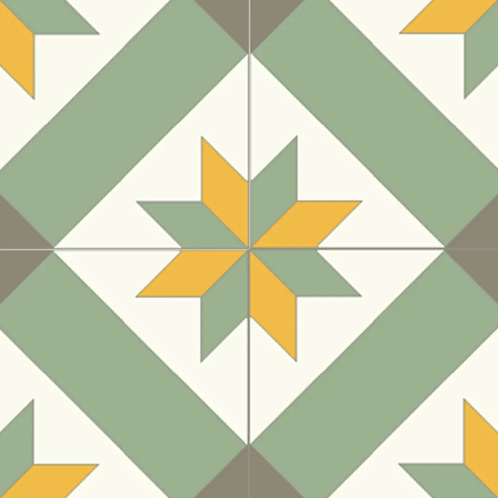 Floorilège Carrelage Sol Pour Cuisine|Carrelage Sol Effet Carreaux De Ciment<Authentiques carreaux de ciment - Modèle Véga VEG11 de - La boite de 14 carreaux soit 0,56 m²