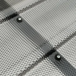 Starkedach Auvent à cadre en aluminium DIAMONDS Straight T-150 7016 avec revêtement monolithique en polycarbonate- Auvent Et Marquise