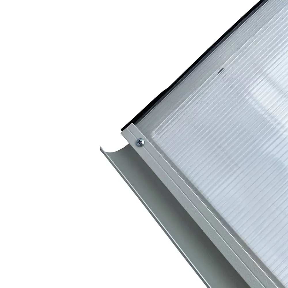 Starkedach Auvent Et Marquise<Auvent à cadre en aluminium RODEO R-150 7035 bombé avec revêtement en polycarbonate