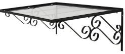 Geom Auvent Et Marquise<Auvent acier et polycarbonate 140 x 80 cm