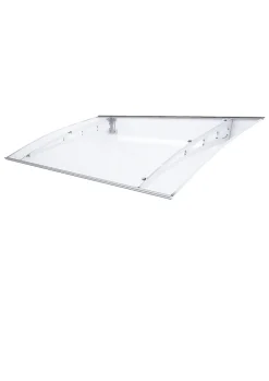 Geom Auvent alu et polycarbonate Basic plus blanc 140 x 90 cm- Auvent Et Marquise