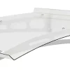 Geom Auvent Et Marquise<Auvent alu et polycarbonate Lt line blanc 140 x 90 cm