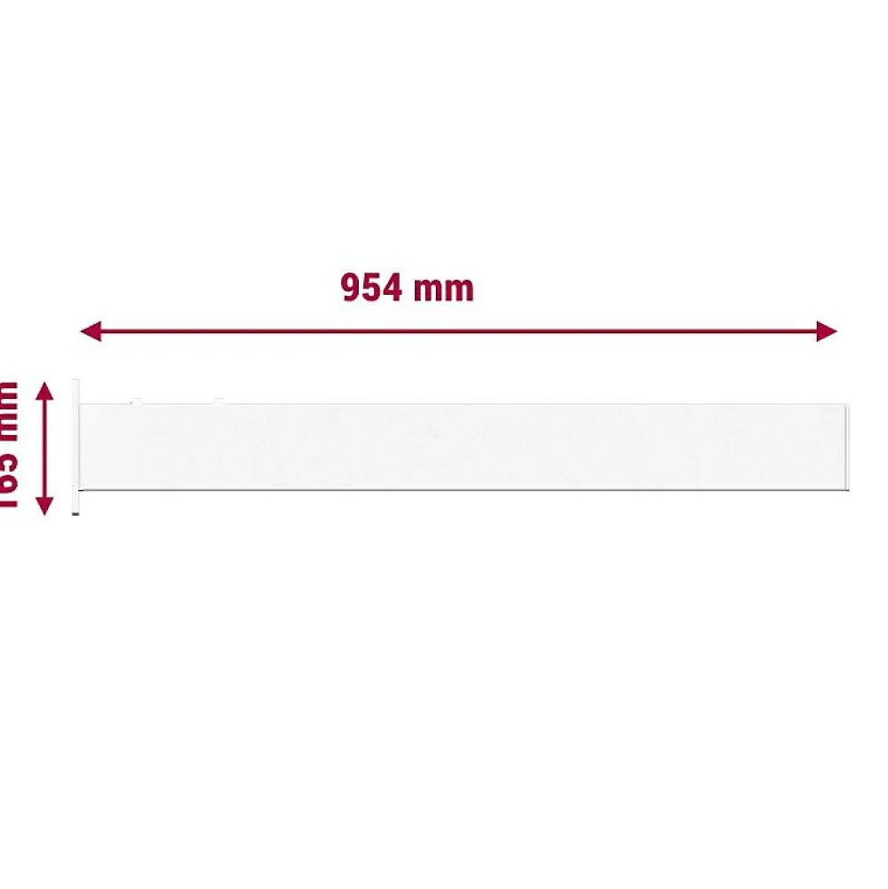 Telco Home Automation Auvent Et Marquise<Auvent Bioclimatique Fixe LANITRA (Blanc brillant - 1.50 x 0.954 m)