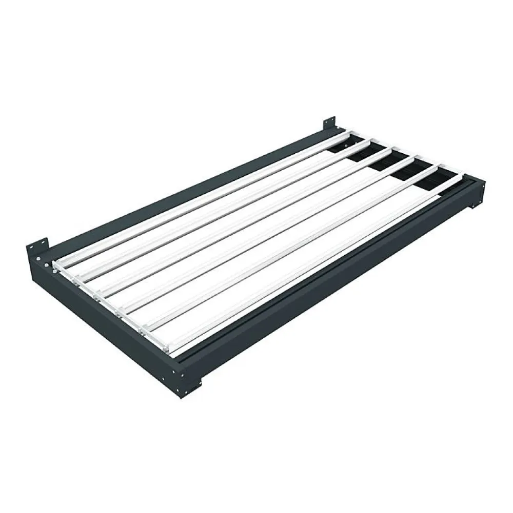 Telco Home Automation Auvent Bioclimatique orientable MERI (Gris Anthracite et Blanc Brillant - 1.50 x 1.016 m)- Auvent Et Marquise