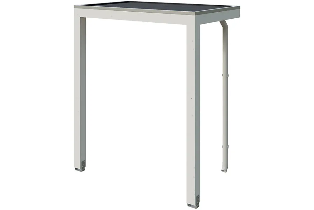 Skan Holz Auvent Et Marquise<Auvent bois Fehmarn, 200 x 125 cm, épicéa, traitement coloré blanc