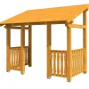Skan Holz Auvent bois Paderborn 8, 336x202cm, épicéa, traitement coloré chêne clair- Auvent Et Marquise