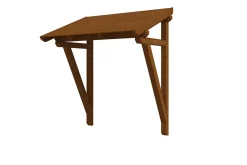 Skan Holz Auvent Et Marquise<Auvent bois Paderborn 2, 242x156cm, épicéa, traitement coloré noyer