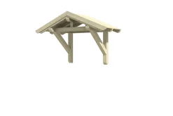 Skan Holz Auvent bois Siegen 1, 247x116cm, épicéa, non traité- Auvent Et Marquise
