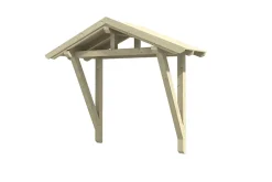 Skan Holz Auvent Et Marquise<Auvent bois Stralsund 2, 289x116cm, épicéa, non traité