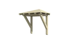 Skan Holz Auvent Et Marquise<Auvent bois Wesel 1, 188x126cm, épicéa, non traité