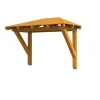 Skan Holz Auvent bois Wismar 1, 258x126cm, épicéa, traitement coloré chêne clair- Auvent Et Marquise