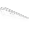 Canopia by Palram Auvent Et Marquise<Auvent Bordeaux 890 x 140cm Blanc - Transparent en Polycarbonate et acier