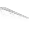 Canopia by Palram Auvent Bordeaux 890 x 140cm Blanc - Brume Blanche en Polycarbonate et acier- Auvent Et Marquise