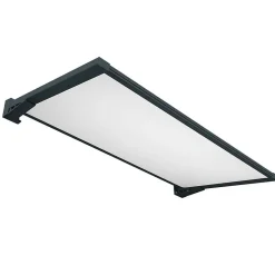 Telco Home Automation Auvent Isotoit Fixe NEBO (Gris Anthracite - 1.50 x 1.00 m)- Auvent Et Marquise