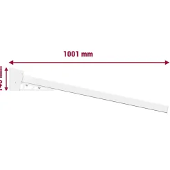 Telco Home Automation Auvent Et Marquise<Auvent Isotoit Fixe NEBO (Blanc brillant - 2.00 x 1.00 m)