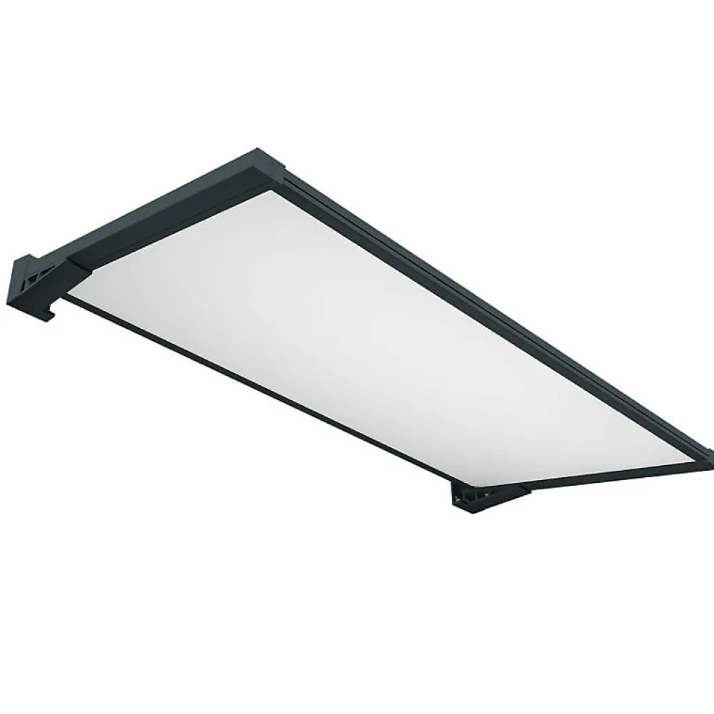 Telco Home Automation Auvent Isotoit Fixe NEBO (Gris Anthracite - 2.00 x 1.00 m)- Auvent Et Marquise