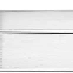 Outsunny Auvent Et Marquise<Auvent marquise de porte design voûté arrondi dim. 150L x 90l x 25H cm polycarbonate PP noir