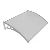 Geom Auvent Et Marquise<Auvent plastique et polycarbonate Tiffanio gris clair 120 X 90 cm