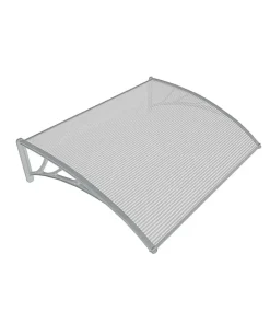 Geom Auvent Et Marquise<Auvent plastique et polycarbonate Tiffanio gris clair 120 X 90 cm
