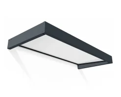Canopia by Palram Auvent plat Sophia gris-blanc l.215 x P.95 x H.17 cm- Auvent Et Marquise