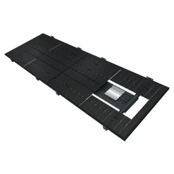 Intersun Auvent Et Marquise<Auvent solaire photovoltaïque TOPAZE indépendant 5 panneaux (Gris anthracite RAL 7016)