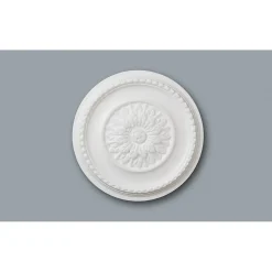 Decoflair B23 Rosace Polystyrène expansé 35 x 420 x 420 - 1 pièce- Moulure Et Rosace De Plafond