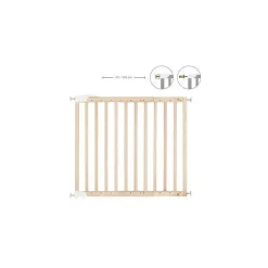 Badabulle Barrière De Sécurité<Deco Pop Bois Barriere de Securite Extensible Fixation Pression + Vis 63,5 - 106cm