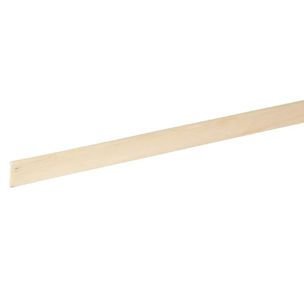 Moulure<Baguette d'angle arrondie pin 9 x 27 mm L.2,4 m