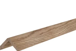Baguette d'angle arrondie chêne 27 x 27 mm L.2,4 m- Moulure