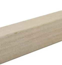 Baguette d'angle brut de sciage coloris naturel 250 x 27,5 cm- Lambris Mural