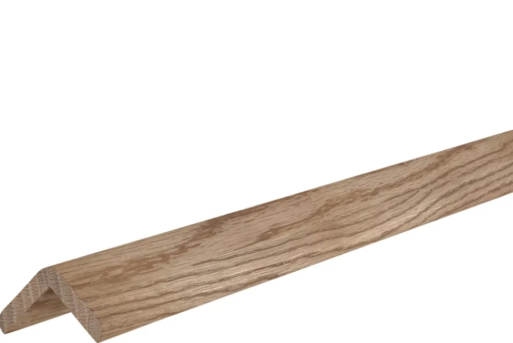 Baguette d'angle chêne arrondis 20 x 20 mm L.2,4 m- Moulure