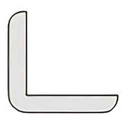 Panneau Décoratif En Bois<Baguette d'angle en MDF arrondi Ninna couleur vert 23X23mm L.2,44m