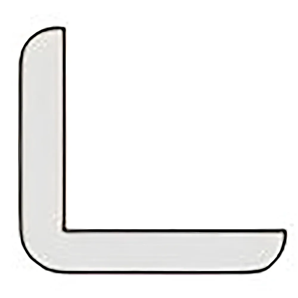 Panneau Décoratif En Bois<Baguette d'angle en MDF arrondie Ninna couleur bleu 23X23mm L.2,44m