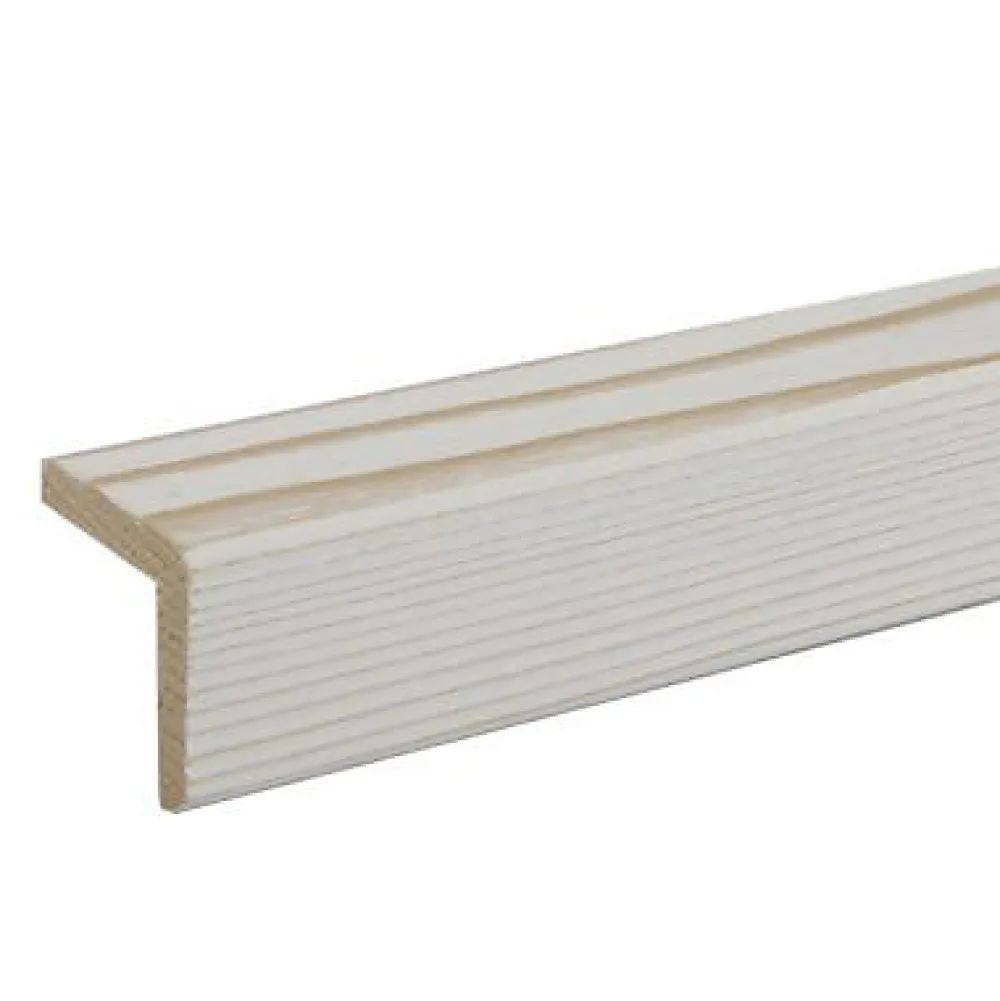 Lambris Mural<Baguette d'angle réssuyé blanc 250 x 27,5 cm