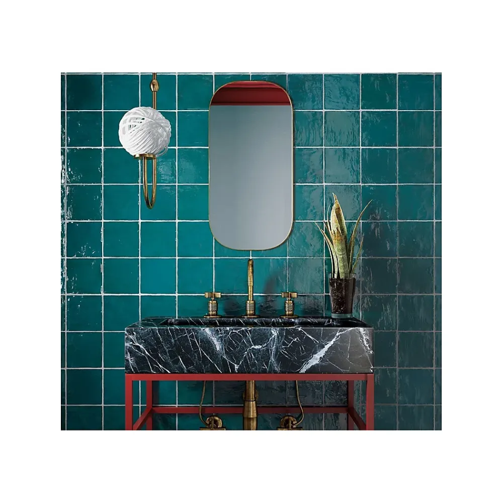 Gioia Materia Faïence Unie<Baguette de finition pour Carrelage mural faïence effet zellige LA RIVIERA Bullnose Jolly 20x1.2 cm boîte de 0.024 ml / pas m2 Q