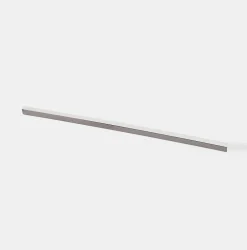 GoodHome Plinthe De Cuisine<Baguette pour plinthe Caraway acier brossé 2.4 m