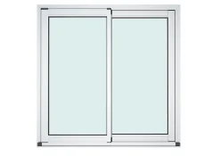 Baie vitrée coulissante alu - l.180 x h.215 cm- Baie Vitrée Coulissante