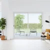 GoodHome Baie Vitrée Coulissante<Baie vitrée coulissante alu blanc - l.240 x h.200 cm - Uw 1,7