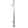 MonsterShop Balustrade en Acier extrémité 110cm de Hauteur- Garde-Corps, Balustrade