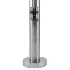 MonsterShop Balustrade en Acier extrémité 110cm de Hauteur- Garde-Corps, Balustrade