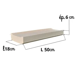 Prensimac Garde-Corps, Balustrade<BALUSTRES BETON B72 - 1 mètre linéaire complet - Dimensions : L 100 x l 22 x Ht. 94cm