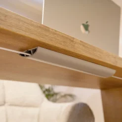 Quest Plinthe Pour Sol En Vinyle Et Pvc<Bande de câble en PVC 10x60mm, 2m Auto-Adhésive, cache-câble, semi-circulaire, blanc