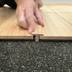 Deschaumes Barre De Seuil|Barre De Seuil<Barre de jonction Chêne l. 35mm Long. 2m Parquet Ep. 20mm Brut