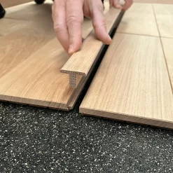 Deschaumes Barre De Seuil|Barre De Seuil<Barre de jonction Chêne l. 35mm Long. 2m Parquet Ep. 20mm Brut