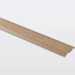 GoodHome Barre de seuil en aluminium auto-adhésif, effet chêne , décor 200,L.930 x l.37 mm- Barre De Seuil|Barre De Seuil